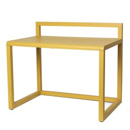 Birou galben din lemn 45x70 cm Little Architect Ferm Living