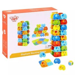 Tooky Toy: Turn de echilibru cu elefant