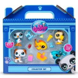 Littlest Pet Shop: Set de figurine, seria 1- 5 buc- Ștrand