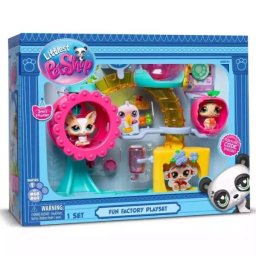 Littlest Pet Shop: Set de joacă cu 2 figurine, seria 1