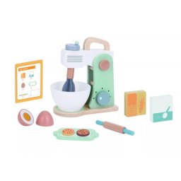 Tooky Toy: Robot de jucărie din lemn cu accesorii
