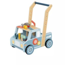 Tooky Toy: Mașină de unelte 2 în 1 și ajutor pentru mers