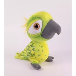 Papagal de pluș verde - 23 cm