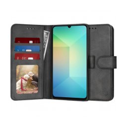 Husa wallet OEM Samsung Galaxy A06, Negru