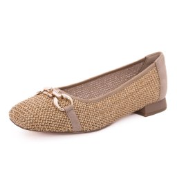 Pantofi dama eleganti din piele naturala, Caprice, 9-22503-42 311 BARK COMB, maro