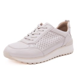 Pantofi dama casual din piele naturala, Caprice, 9-23500-42 136 PEARL PERLATO, bej sidefat