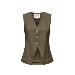 ONLY Sacou Onltila Life S/L Waistcoat Tlr 15367399 18-0615 TCX stone gray