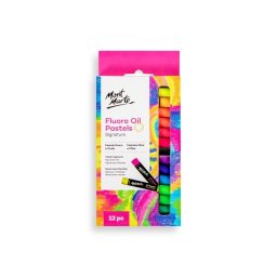 Pastel ulei fluoro Mont Marte, 12 buc/set