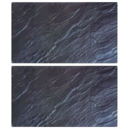 Placi de tocat 2 buc., sticla securizata, model piatra naturala GartenMobel Dekor