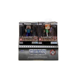 Figurina metalica Minecraft Jada, 6,5 cm, personaj colectionabil