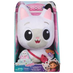 Pisica interactiva Pandy Paws de plus Gabby's Dollhouse, 30 cm