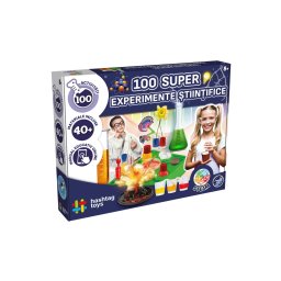 Set cu 100 experimente stiintifice educative pentru copii 8+