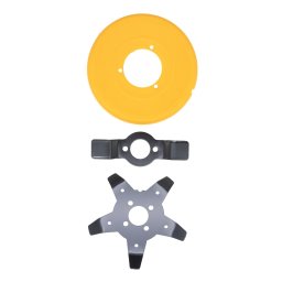 Disc motocoasa pentru plivit 2 în 1 Rotor, cu 2 cutite si protectie
