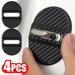 Set 4 buc. Ornamente Inchidere Usa, finisaj Carbon, culoare Neagra FAVLine Selection