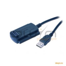 CABLU CONVERTOR USB LA IDE (2.5''/3.5'') and SATA 'AUSI01'