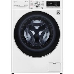 Masina de spalat rufe frontala cu uscator LG F2DV5S7S1E, Wi-Fi, 7/5 kg, 1200rpm, Clasa E, Alb