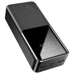 Baterie Externa Powerbank Joyroom JR-QP193, 30000 MA, Power Delivery (PD) - Quick Charge 3.0, 22.5 W, Neagra