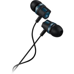 Casti stereo cu microfon Canyon CNE-CEP3G, 1.2m, Verde Negru