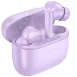 Casti True Wireless Hoco EQ2 (Mov), Bluetooth 5.3, Autonomie 7h, IPX4, Suport Siri