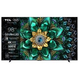 Televizor Mini LED TCL 98Q6C, 248 cm (98"), Ultra HD 4K, Smart TV, WiFi, CI+, Negru