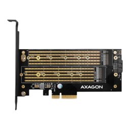 Adaptor Axagon PCI Express PCIe NVMe+NGFF M.2