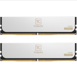 Kit dual memorie RAM Team Group T-CREATE EXPERT, Capacitate 32GB DDR5 (2x 16 GB), Frecventa 6400, CL - 32, Alb