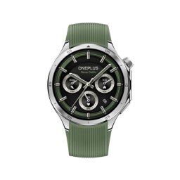 Ceas Smartwatch OnePlus Watch 3, 46mm, GPS, NFC, Bluetooth, Wi-Fi, Emerald Titanium