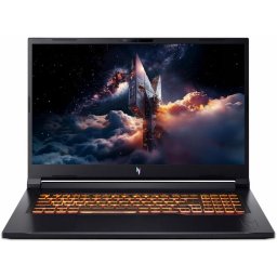 Laptop Gaming Acer Nitro V 17 AI ANV17-41-R5KX, Procesor AMD Ryzen™ 7 260, Dispaly 17.3" Full HD (1920x1080), IPS, 180Hz, Memorie RAM 16GB DDR5, Capacitate 1TB SSD, Placa video dedicata NVIDIA® GeForce RTX™ 5060 8GB GDDR7, No OS, Obsidian Black (INT