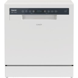 Masina de spalat vase compacta Candy CP 8F9FFW, 8 seturi, 8 programe, Wifi + BLE, Clasa F, 55 cm, Alb