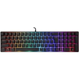Tastatura Gaming Mecanica White Shark GK-001114 Gladius-US, iluminare RGB, Layout International, USB 2.0, Negru