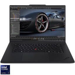 Laptop Lenovo ThinkPad P1 G7, procesor Intel® Core™ Ultra 7 165H vPro® pana la 3.80 GHz, 16 inch, WUXGA, 32GB, 1TB SSD PCIe Gen4, NVIDIA® GeForce RTX™ 4060 8GB, Windows 11 Pro, Negru