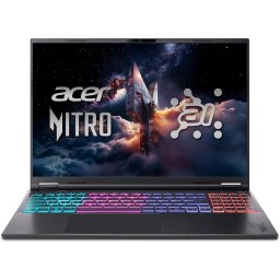 Laptop Acer Nitro 16S AI, AMD Ryzen AI 9 365, 16 inch, RAM 16 GB, SSD 1 TB, RTX 5070 Ti, Fara sistem de operare, Negru