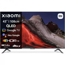 Televizor Smart Xiaomi A Pro 2026, QLED, 43", 108 cm, 4K UHD, Wi-Fi, Bluetooth, 60Hz, Negru