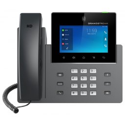 Telefon IP Grandstream GXV3450, 16 conturi SIP, 16 linii, PoE, Gri