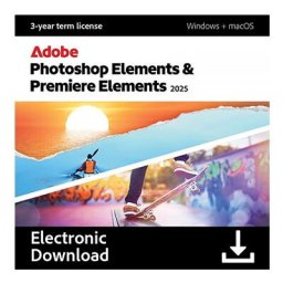Licenta Adobe Photoshop Elements + Premier Elements 2025 Windows/Mac – 1 utilizator / 3 ani