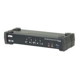 Switch KVM ATEN CS1924M-AT-G, 4 porturi, HDMI, DisplayPort, USB 3.2 Gen 1, 4K Ultra HD