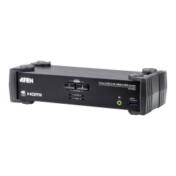 Switch KVM ATEN CS1822-AT-G, 2 porturi, HDMI, 4K Ultra HD