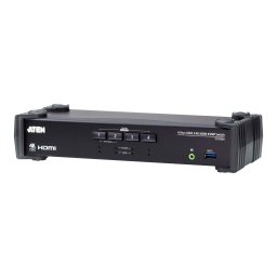 Switch KVM ATEN CS1824-AT-G, 4 porturi, HDMI 2.0, 4K Ultra HD