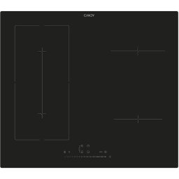 Plita incorporabila inductie Candy CIES64MCA, 4 zone de gatit, 60 cm, slider Touch Control, functie Booster, Flexy Zone, neagra