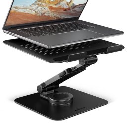 Suport Laptop AXAGON STND-LRB, Aluminiu, Reglabil, Pliabil, 5 kg, 10-17.3 inch
