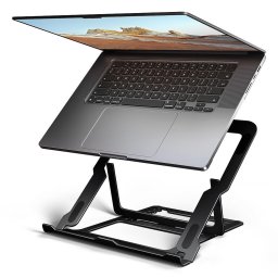 Suport laptop AXAGON STND-LAB, reglabil, pliabil, pentru diagonale 10-17.3 inch, greutate maxima 20 kg, Negru