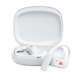 Casti alergare open-ear JBL Endurance Zone, True Wireless, IP68, 4 microfoane, Redare pana la 32 ore, Bluetooth 5.3, Alb