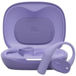 Casti Alergare Open-Ear JBL Sense Lite, True Wireless, Bluetooth, 4 microfoane, Multipoint, Autonomie 32 ore, IP54, Violet