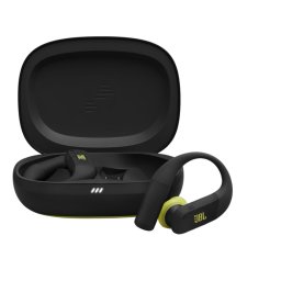 Casti sport in-ear JBL Endurance Peak 4, True Wireless, Noise Cancelling, IP68, 6 Microfoane, Redare pana la 48 h, Negru/Galben