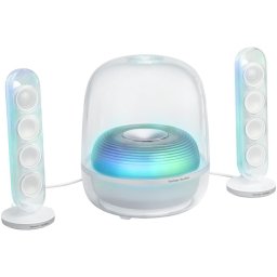Sistem audio 2.1 Harman Kardon Soundsticks 5, 190W, Bluetooth, Auracast , Alb