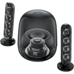 Sistem audio 2.1 Harman Kardon Soundsticks 5, 190W, Bluetooth, HDMI ARC, Auracast, Negru, HKSOUNDSTK5WEP