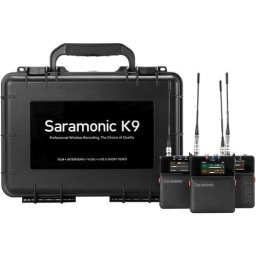 Sistem lavaliere wireless UHF Saramonic K9 Digital Duo, inregistrare interna pe 32-Bit Float si timecode