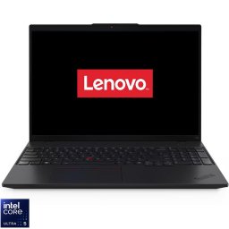 Laptop Lenovo 16'' ThinkPad L16 Gen 2, WUXGA IPS, Procesor Intel® Core™ Ultra 5 225U (12M Cache, up to 4.80 GHz), 16GB DDR5, 512GB SSD, Intel Graphics, No OS, Negru