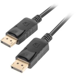 Cablu video Lanberg CA-DPDP-10CC-0030-BK, DisplayPort Male - DisplayPort Male, v1.2, 3m, negru