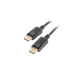 Cablu video Lanberg DisplayPort Male - DisplayPort Male, v1.2, 0.5m, Negru